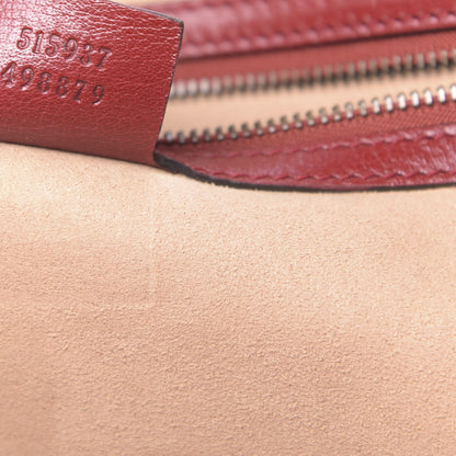 Gucci Calfskin Large Re(Belle) Top Handle Bag Red 7 of 10