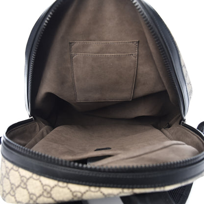Gucci GG Supreme Monogram Medium Backpack Black 5 of 10
