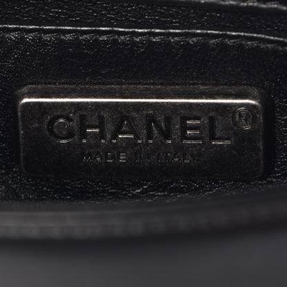 Chanel Galuchat Stingray Mini Boy Flap Black Silver 6 of 12