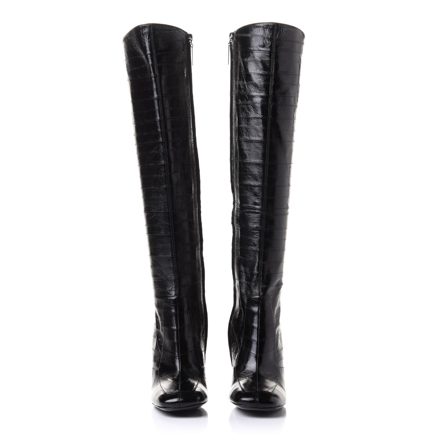 Eelskin Jane Knee High Boots 36.5 Black