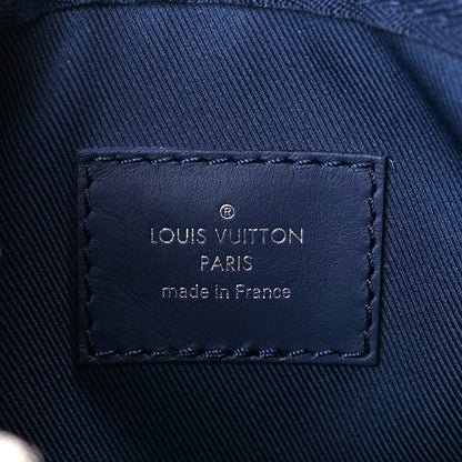 Louis Vuitton Monogram Ink Watercolor Keepall XS Blue 6 of 9