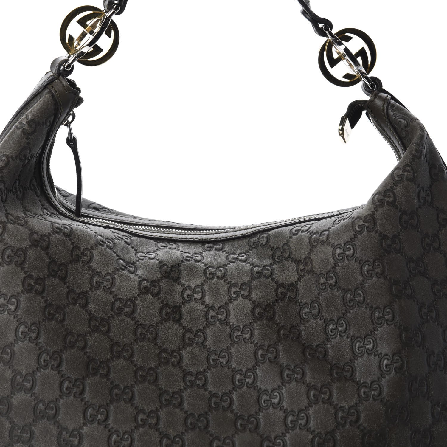 Gucci Guccissima Large GG Twins Hobo Olive Green 16 of 16