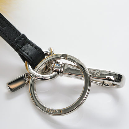 Fendi Fox Fur Smiley Bag Charm Yellow 4 of 4