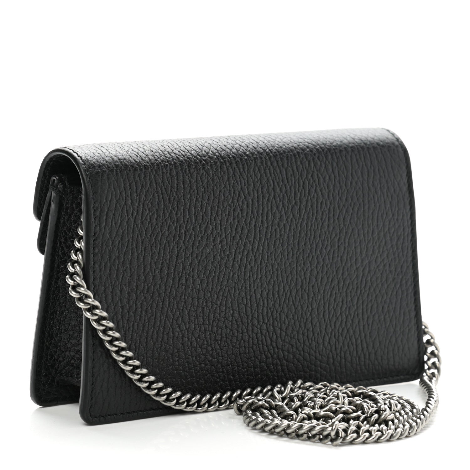 Gucci Calfskin Super Mini Dionysus Shoulder Bag Black 2 of 10