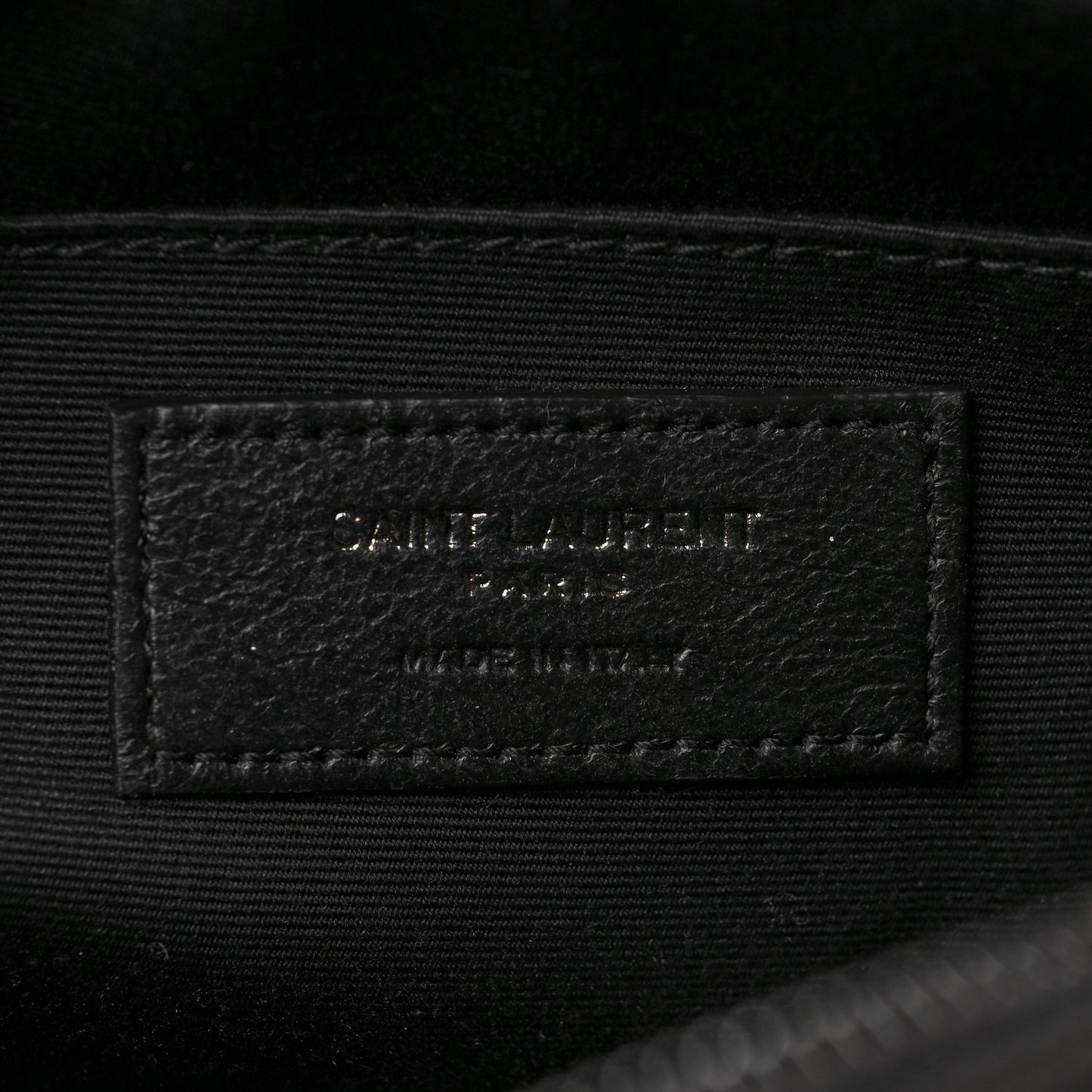 Calfskin Matelasse Monogram Lou Camera Bag Black