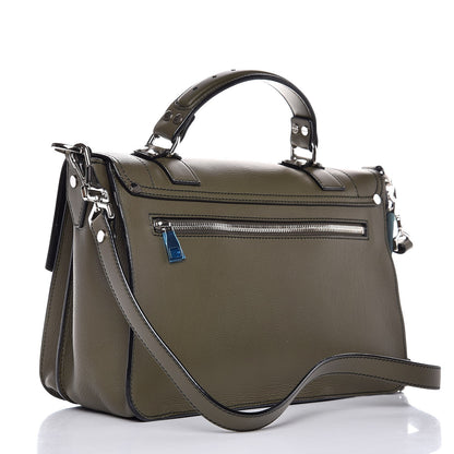 Proenza Schouler Grained Calfskin Medium PS1 Plus Satchel Cypress 3 of 9