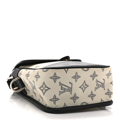 Louis Vuitton Savane Monogram Zebra Chapman Messenger BB White 4 of 9