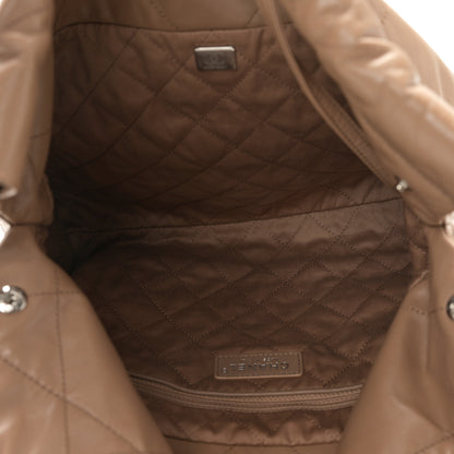 Chanel Shiny Calfskin Quilted Small Chanel 22 Beige 6 of 10