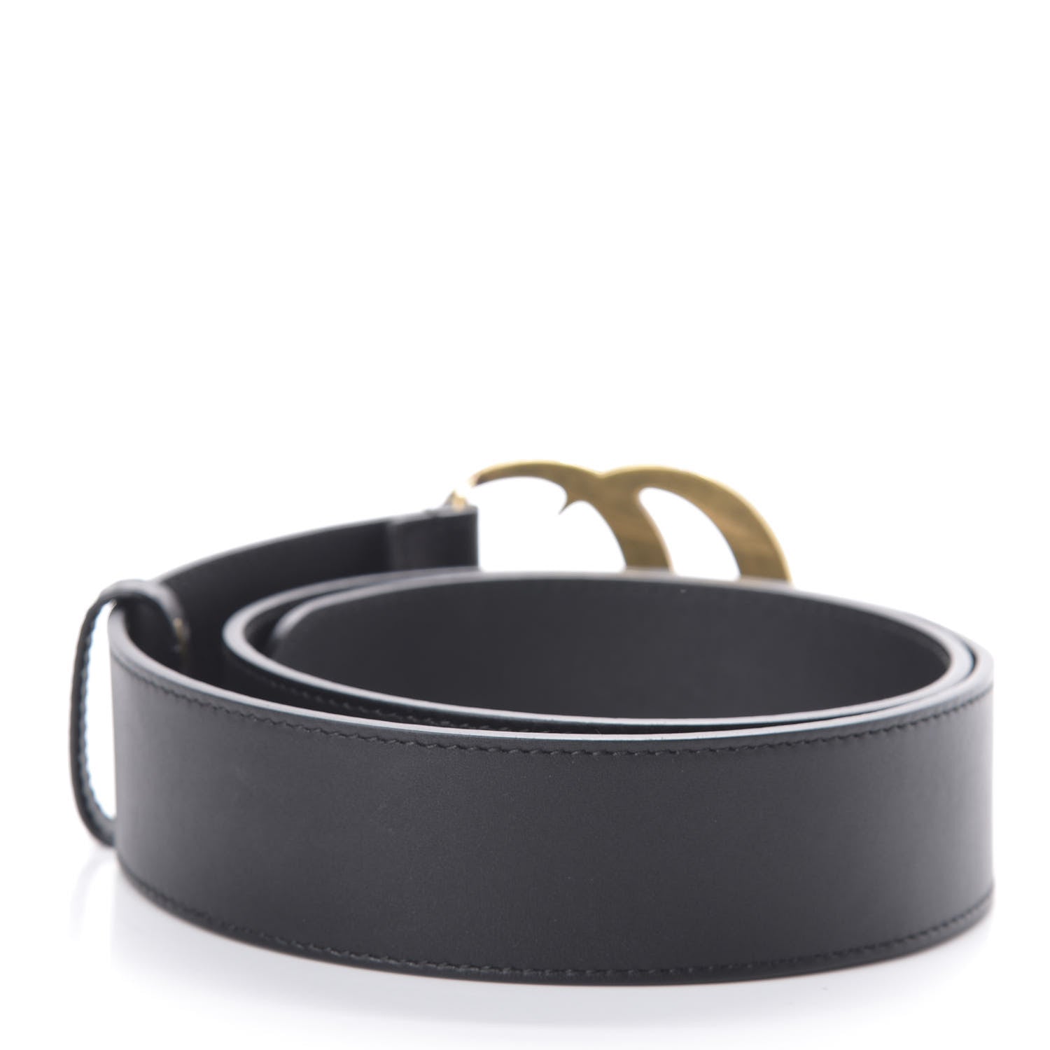 Gucci Calfskin Double G 40mm Belt 75 30 Black 2 of 5