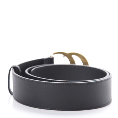 Gucci Calfskin Double G 40mm Belt 75 30 Black 2 of 5
