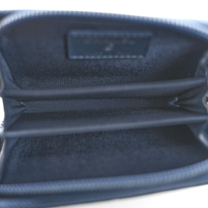 Chanel Caviar Timeless CC Zip Around Coin Purse Blue 5 of 11
