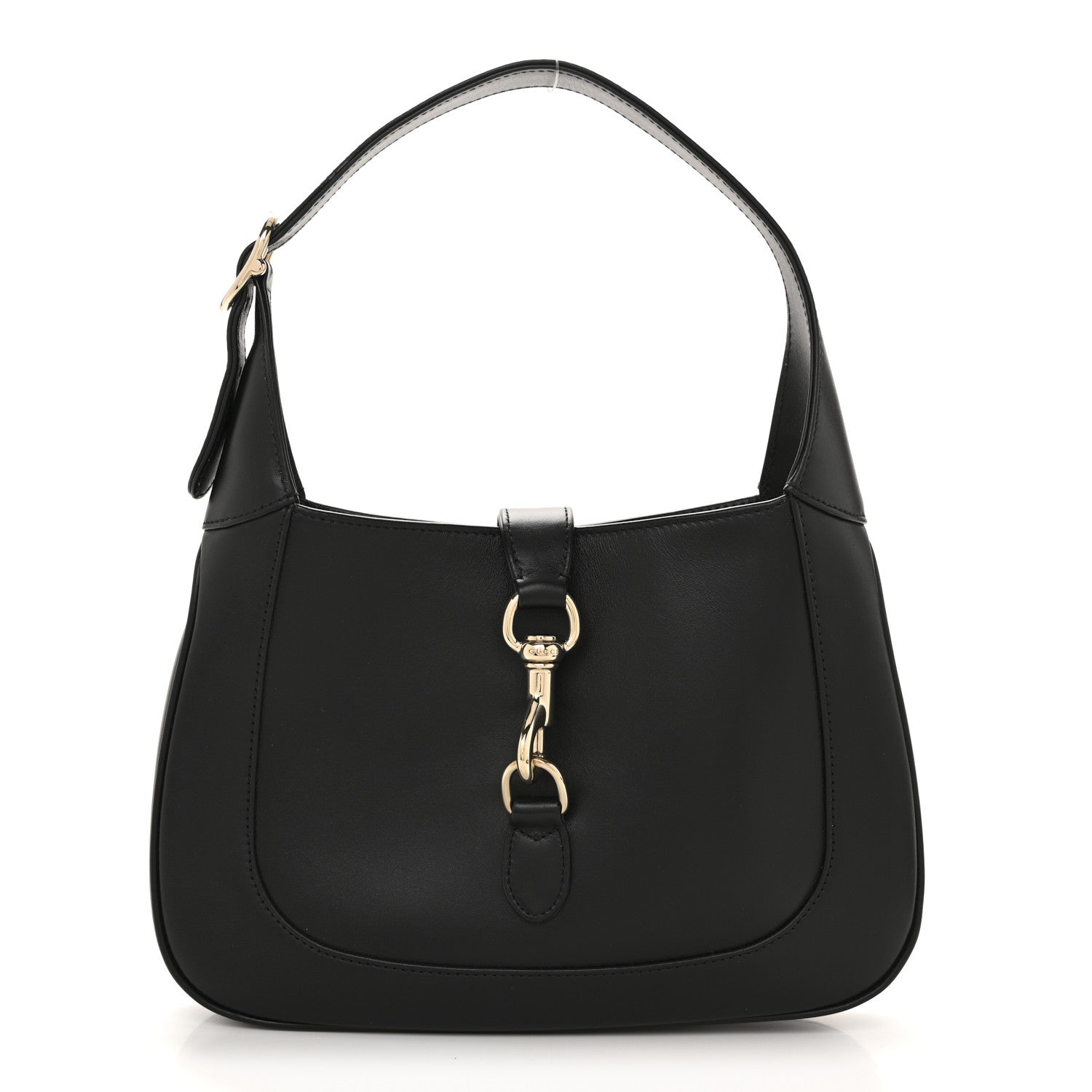 Gucci Calfskin Small Jackie Shoulder Bag Black 1 of 12