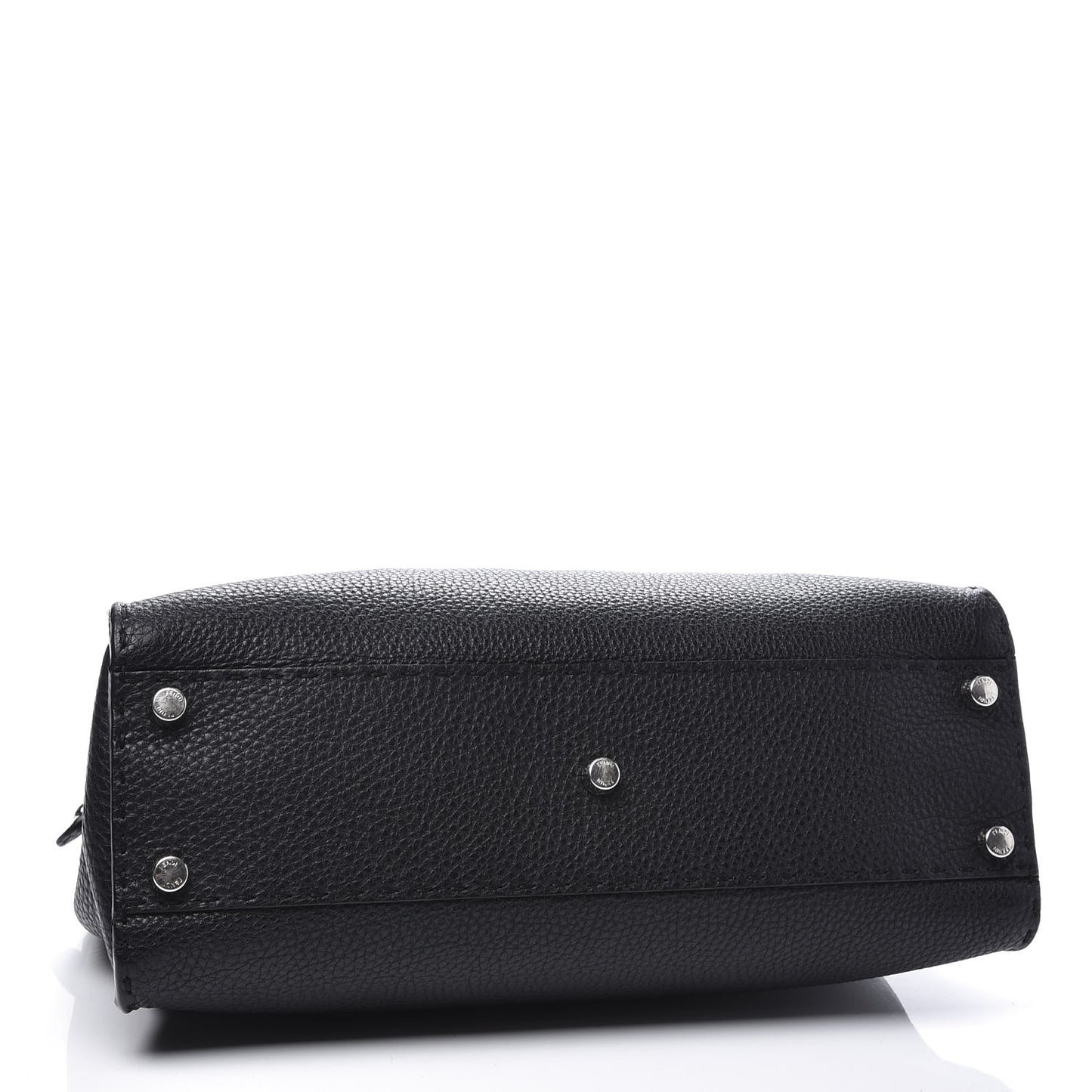 Cuoio Romano Selleria Bi-Color Medium Peekaboo Iconic Satchel Black Mou