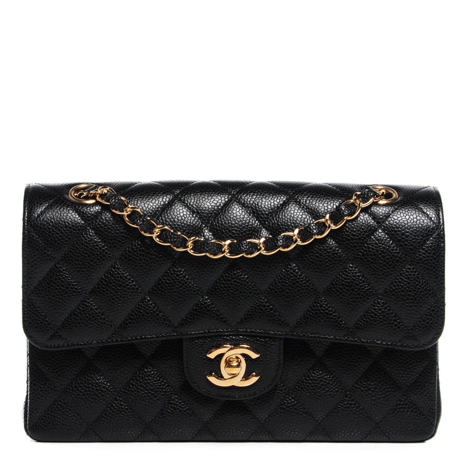 Chanel Caviar Quilted Small Double Flap Black 1 of 9