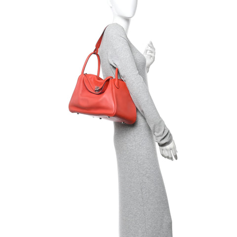 Swift Epsom Lindy 30 Tressage De Cuir Rouge De Coeur Bleu Du Nord Rouge H