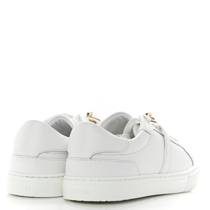 Hermes Calfskin Day Sneakers 38 White 4 of 8