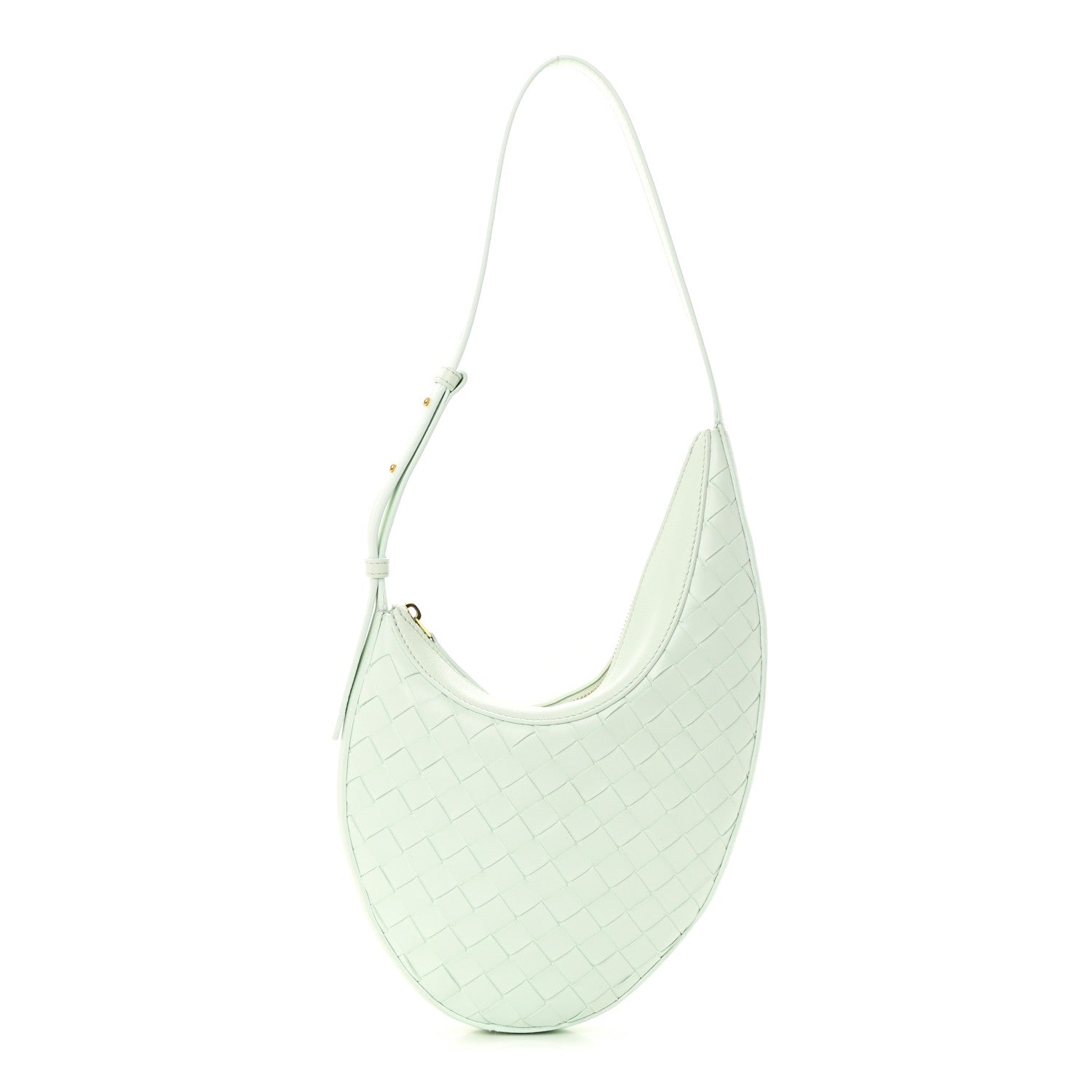 Bottega Veneta Nappa Intrecciato Small Drop Shoulder Bag Glacier 1 of 13