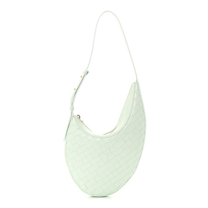 Bottega Veneta Nappa Intrecciato Small Drop Shoulder Bag Glacier 1 of 13