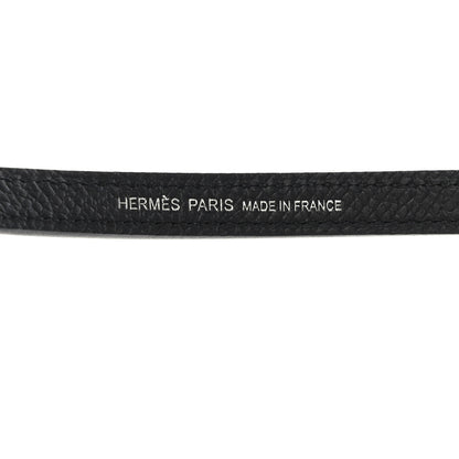 Hermes Epsom Petits Maillons Bag Strap Black Gold 3 of 4