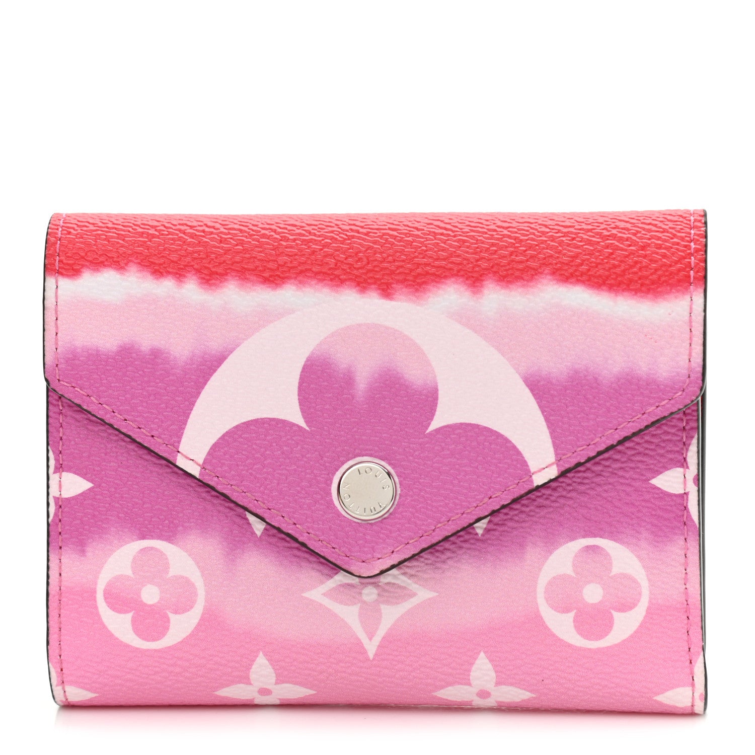 Louis Vuitton Monogram Escale Victorine Wallet Red 1 of 7