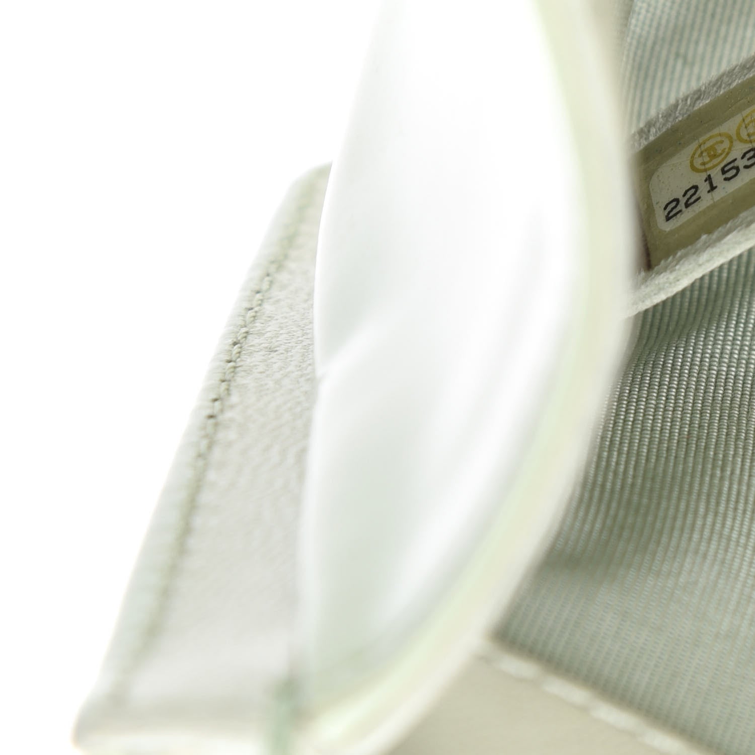 Chanel Iridescent Glazed Calfskin Quilted Small Boy Flap Light Green 11 of 12