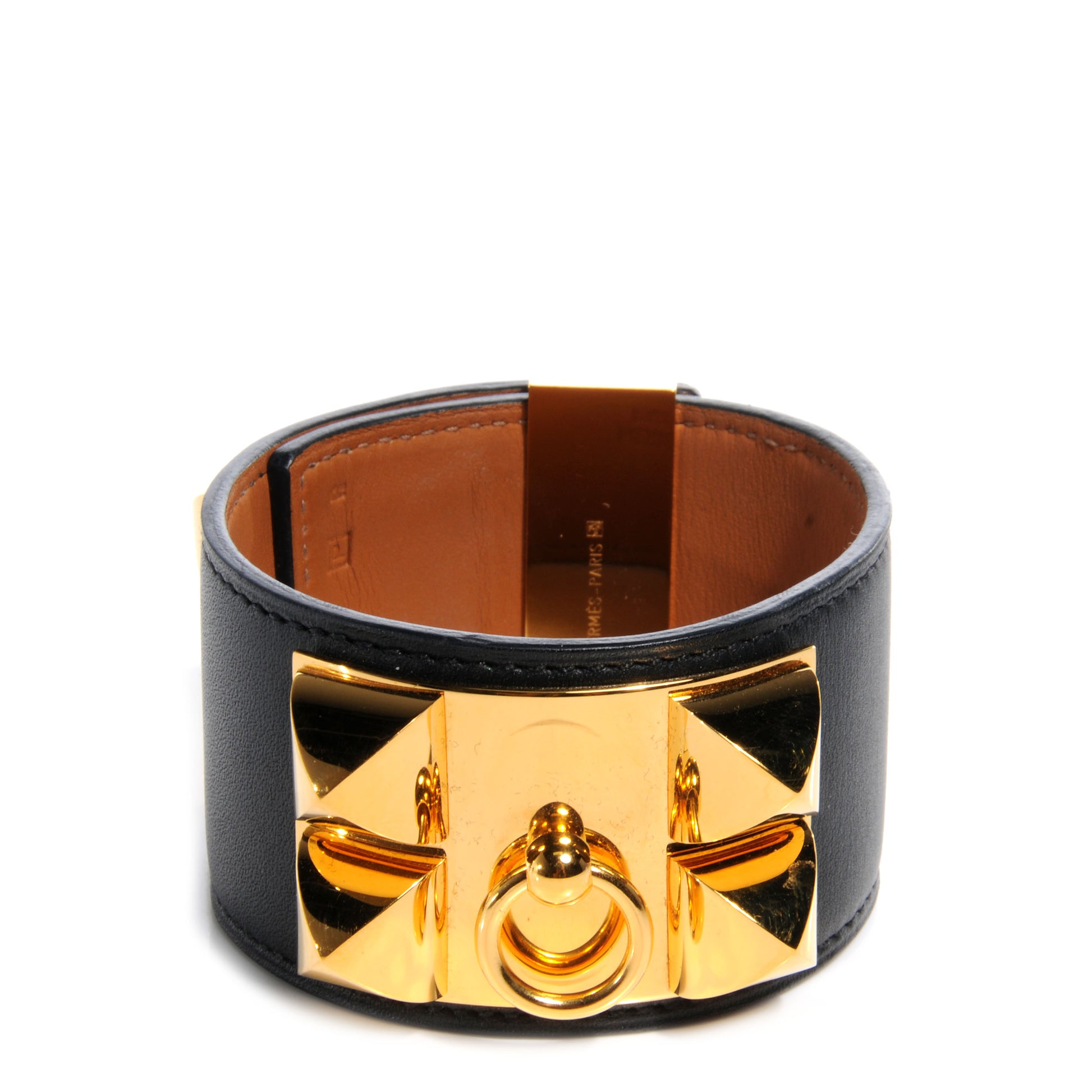 Hermes Chamonix Collier de Chien CDC Bracelet L Black 1 of 7