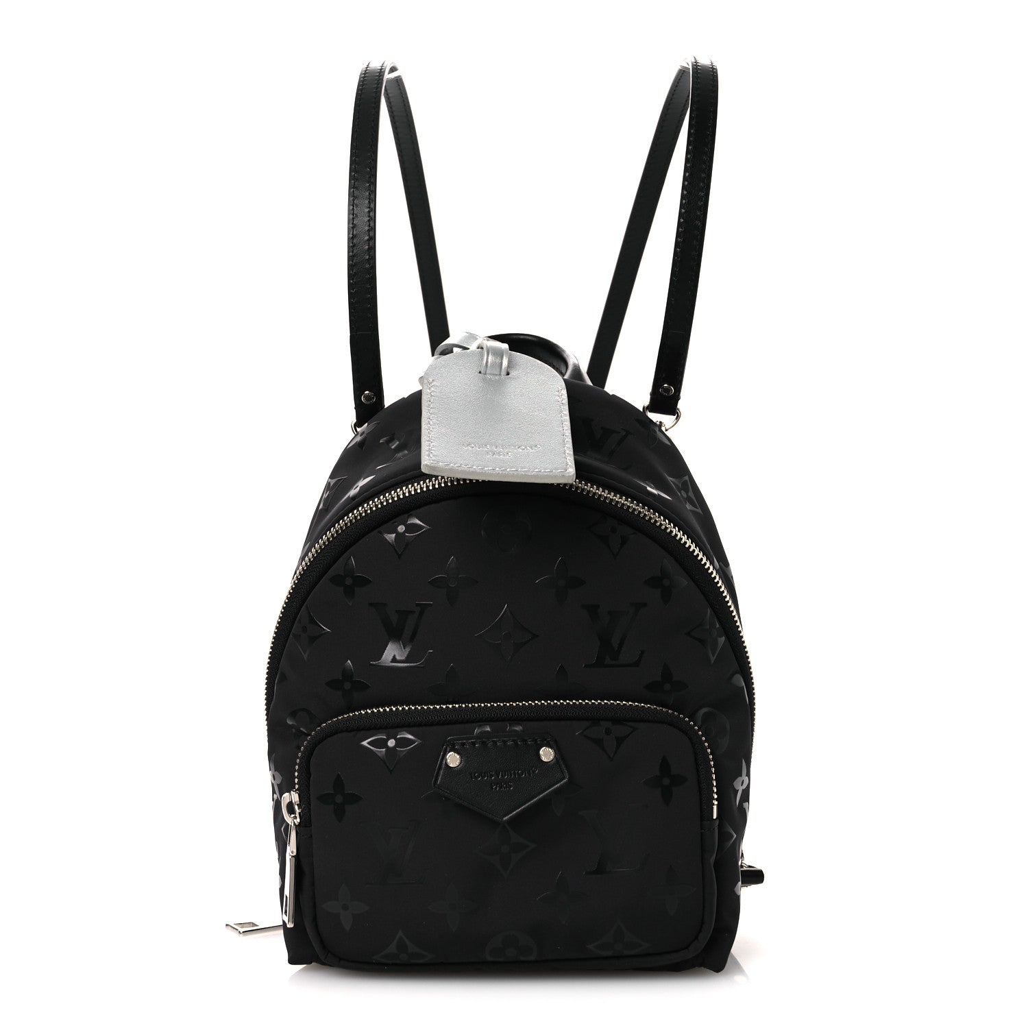 Louis Vuitton Nylon Monogram Palm Springs Mini Polar Night 1 of 9