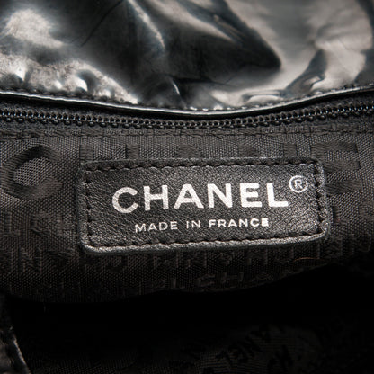 Chanel Vinyl XL Coco Cabas Black 6 of 7
