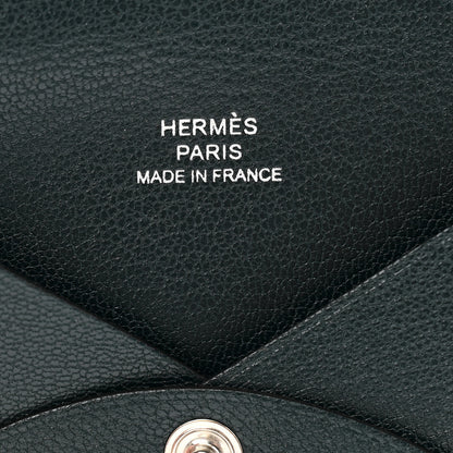Hermes Chevre Mysore Calvi Card Case Vert Cypress 6 of 8