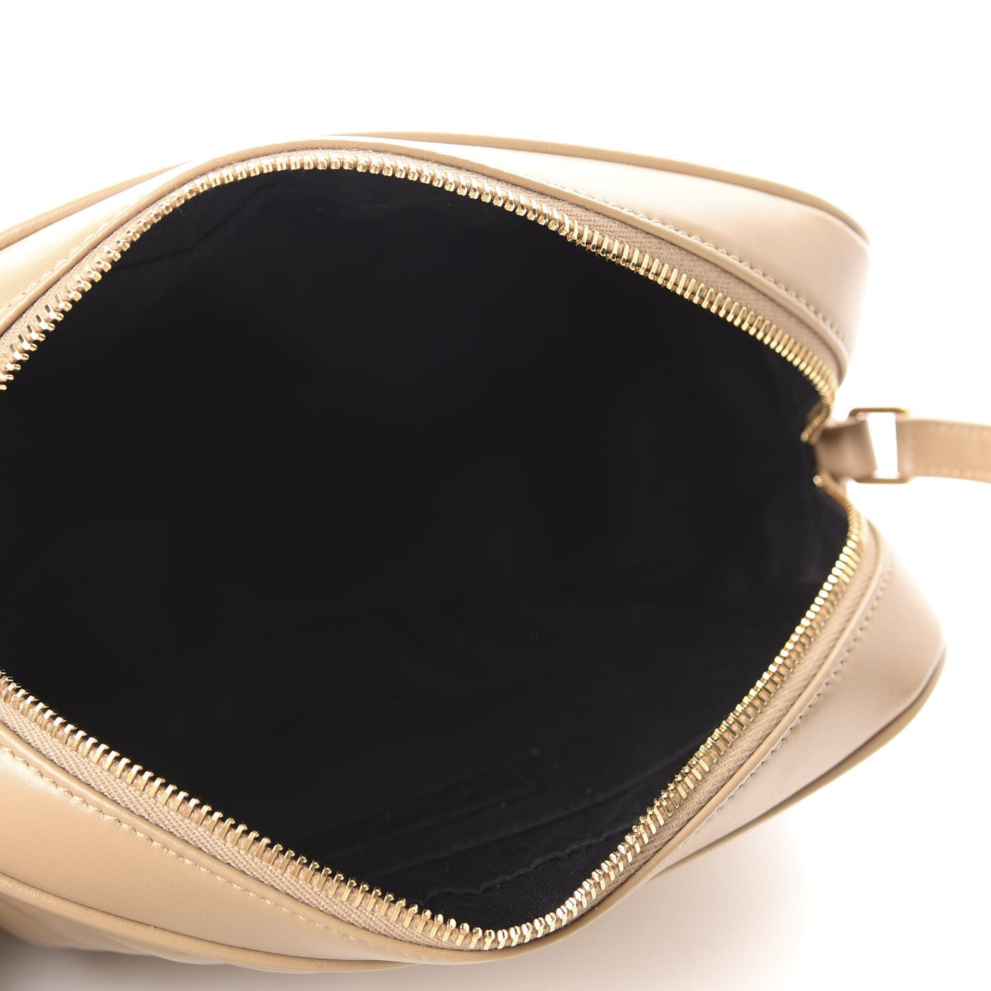 Calfskin Matelasse Monogram Lou Camera Bag Dark Latte