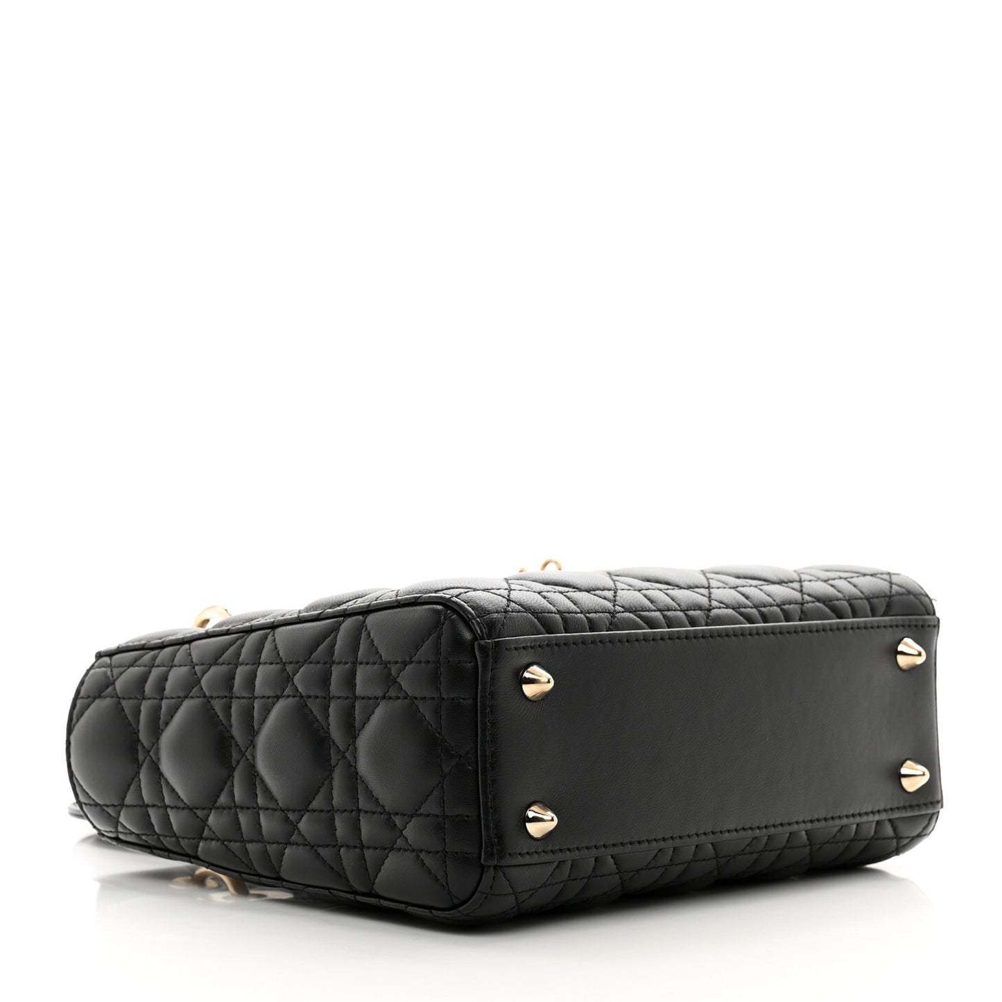 Lambskin Cannage Small My ABCDior Lady Dior Black