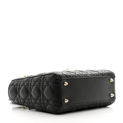 Christian Dior Lambskin Cannage Small My ABCDior Lady Dior Black 4 of 10
