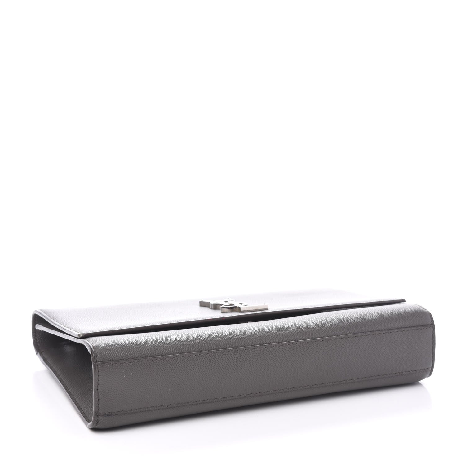 Saint Laurent Grain De Poudre Large Classic Monogram Kate Satchel Earth 4 of 11