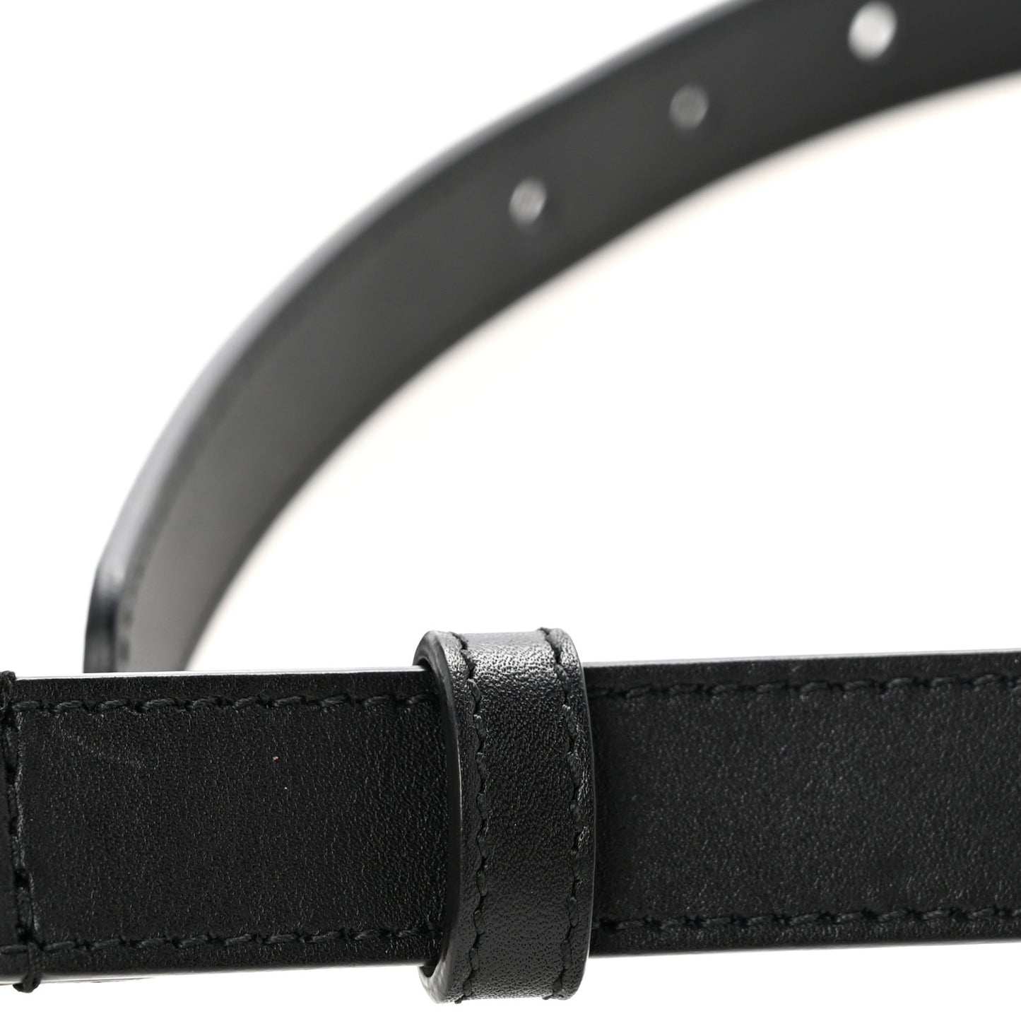 Calfskin Double G 20mm Belt 75 30 Black