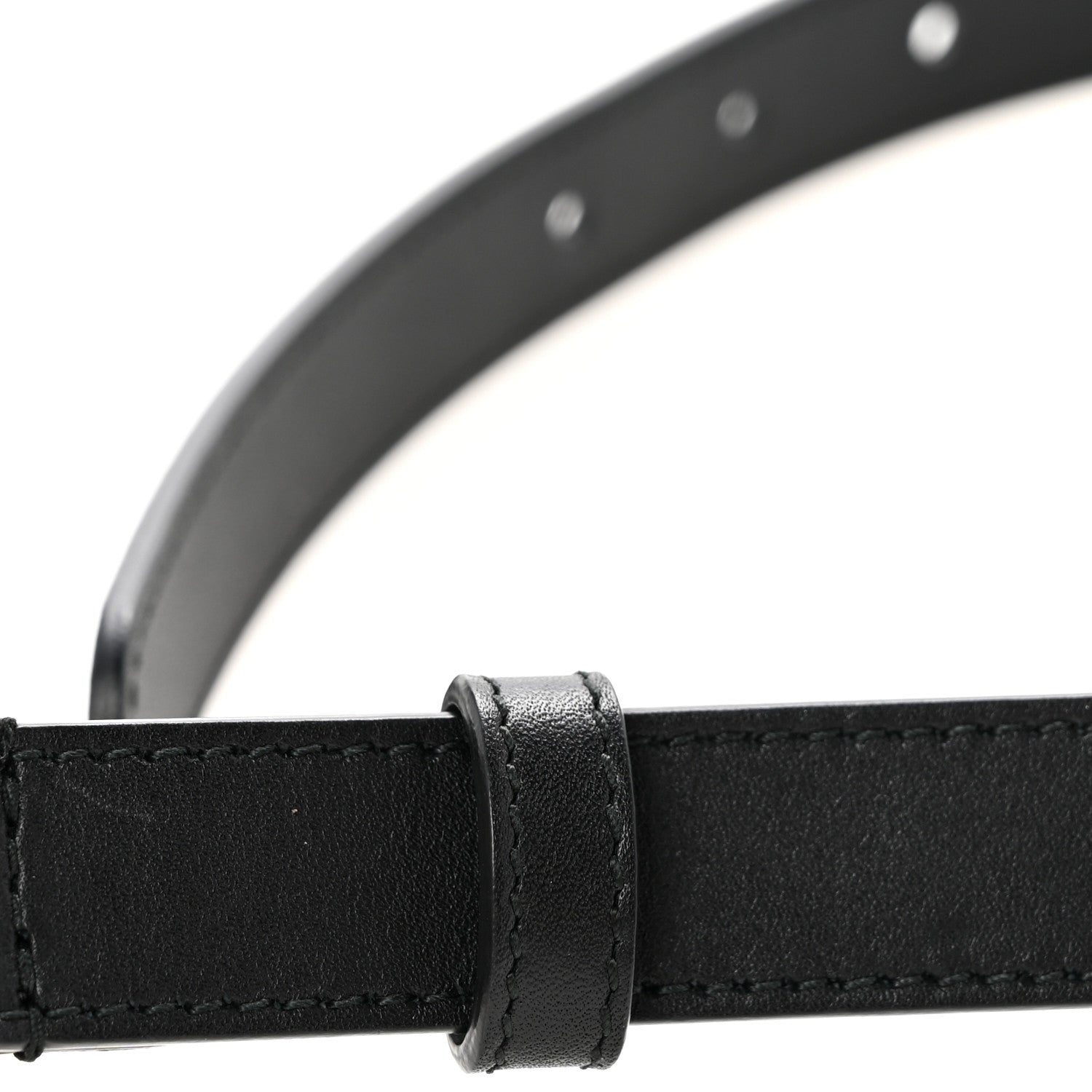 Gucci Calfskin Double G 20mm Belt 75 30 Black 6 of 7