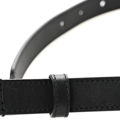 Gucci Calfskin Double G 20mm Belt 75 30 Black 6 of 7