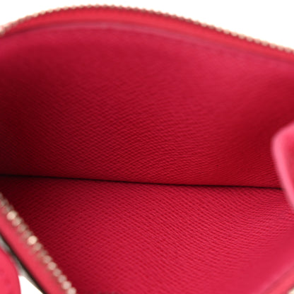 Louis Vuitton Monogram Zipped Romy Card Holder Frozen Orchid 5 of 7