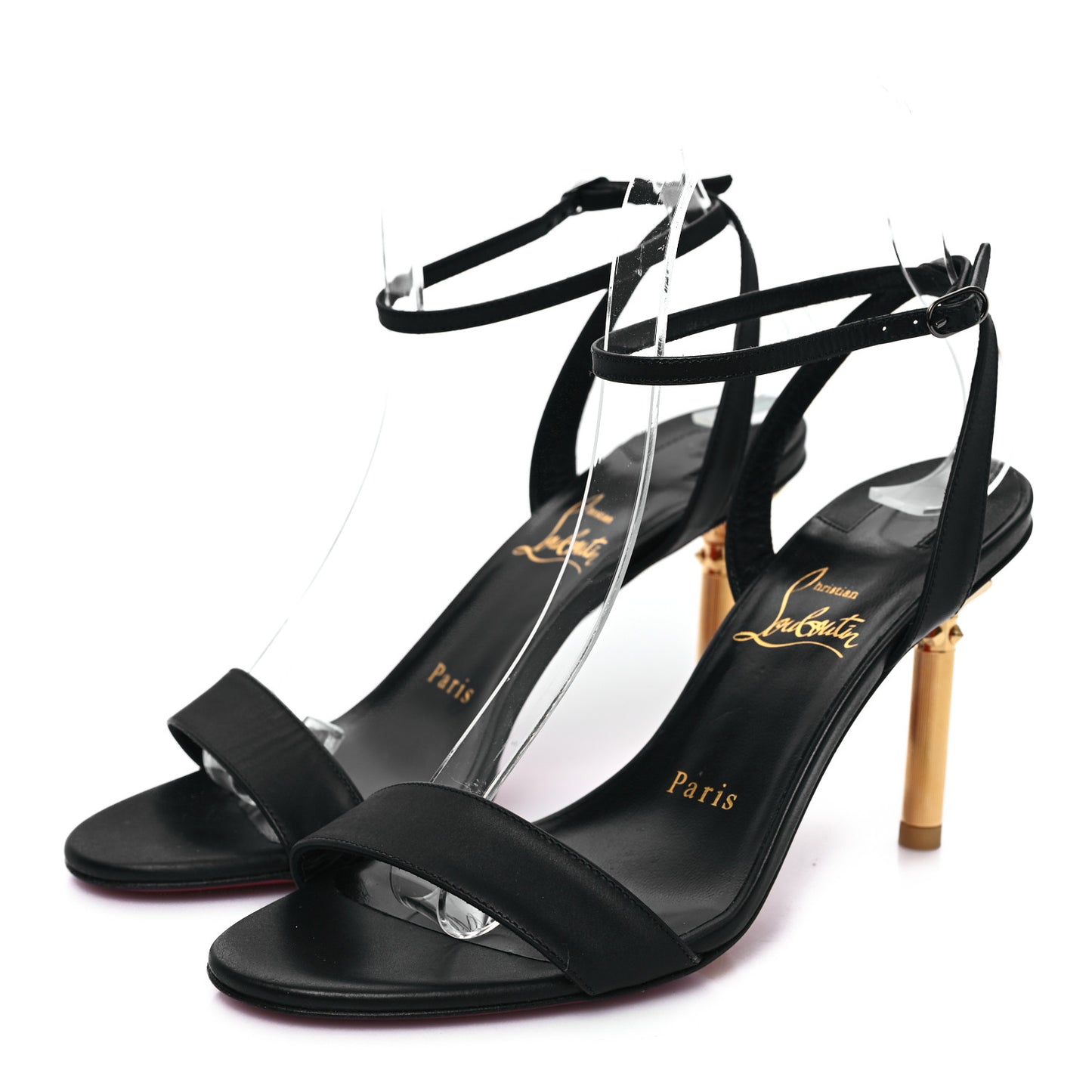 Calfskin Mascasandal 85 Sandals 36 Black