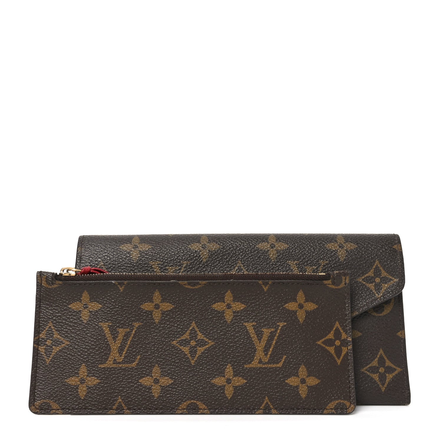 Louis Vuitton Monogram Josephine Wallet Red 3 of 8