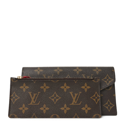 Louis Vuitton Monogram Josephine Wallet Red 3 of 8