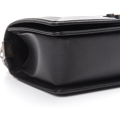 Chanel Caviar Quilted Medium Boy Flap Black 8 of 9