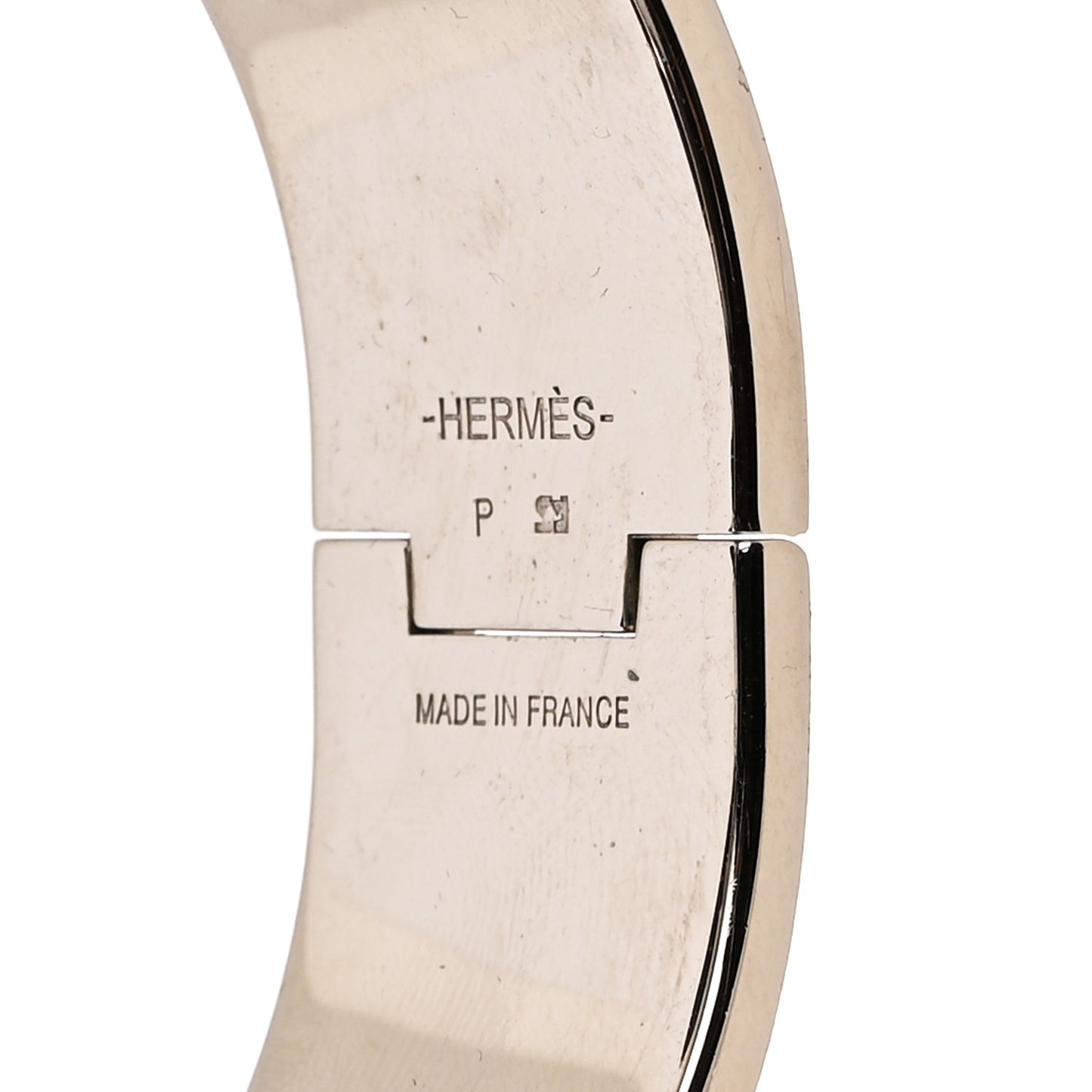 Enamel Wide Clic Clac H Bracelet GM Black