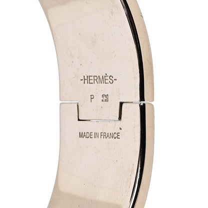 Hermes Enamel Wide Clic Clac H Bracelet GM Black 4 of 4