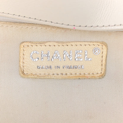 Chanel Calfskin Quilted Medium Boy Flap White 6 of 9