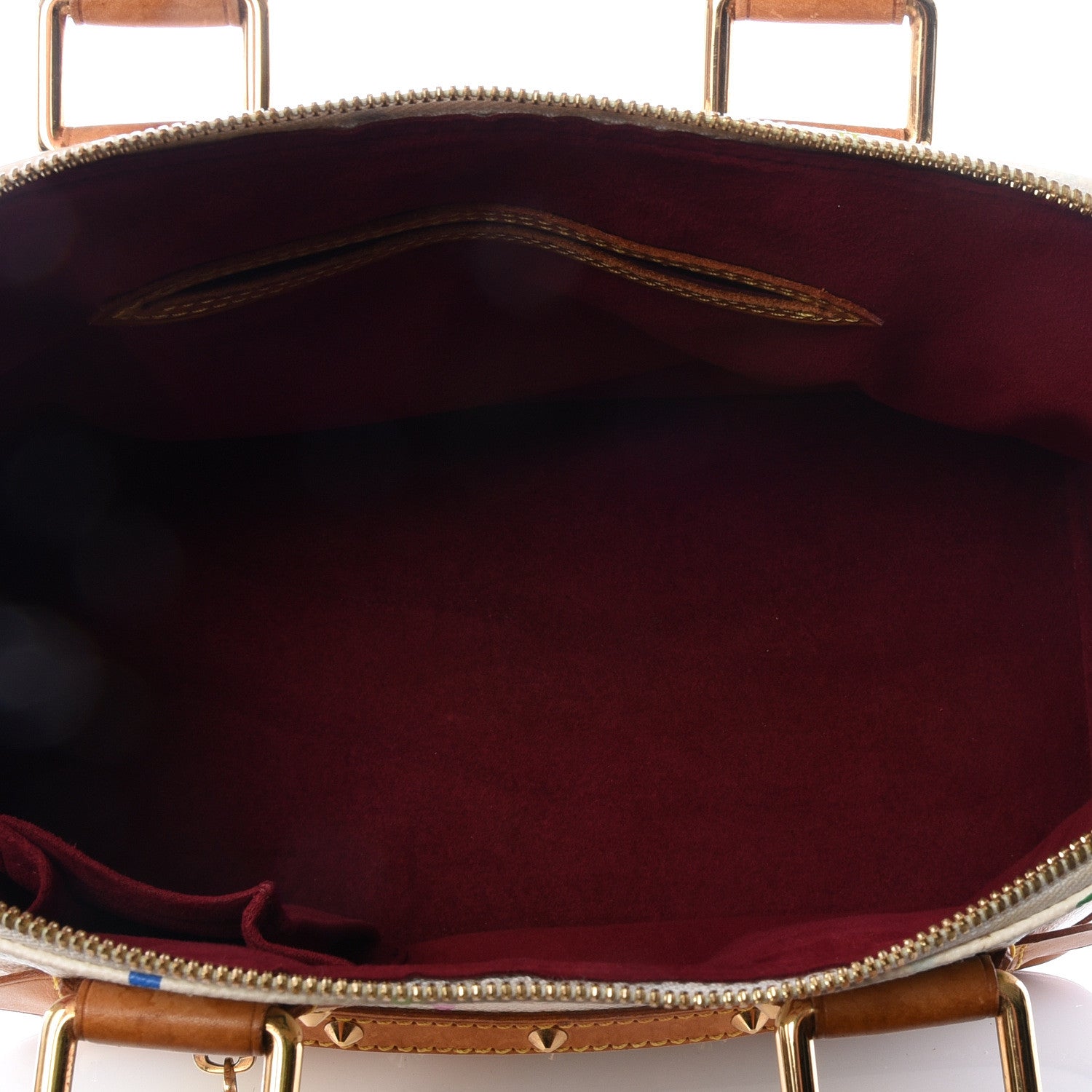 Louis Vuitton Monogram Multicolor Alma White 4 of 17