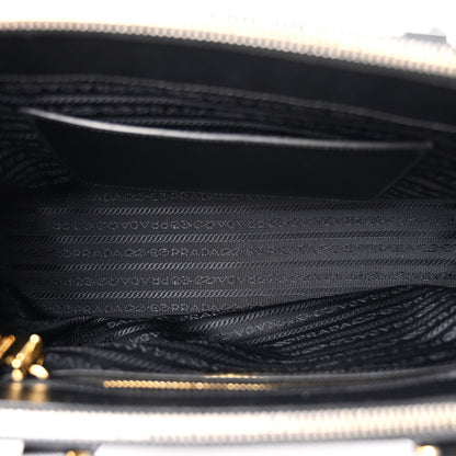 Prada Saffiano Small Galleria Double Zip Tote Black 5 of 12