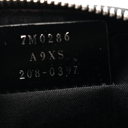 Fendi Glazed Fabric Vitello Liberty FF 1974 Diagonal Medium Camera Case Tobacco Moresco Black 7 of 12