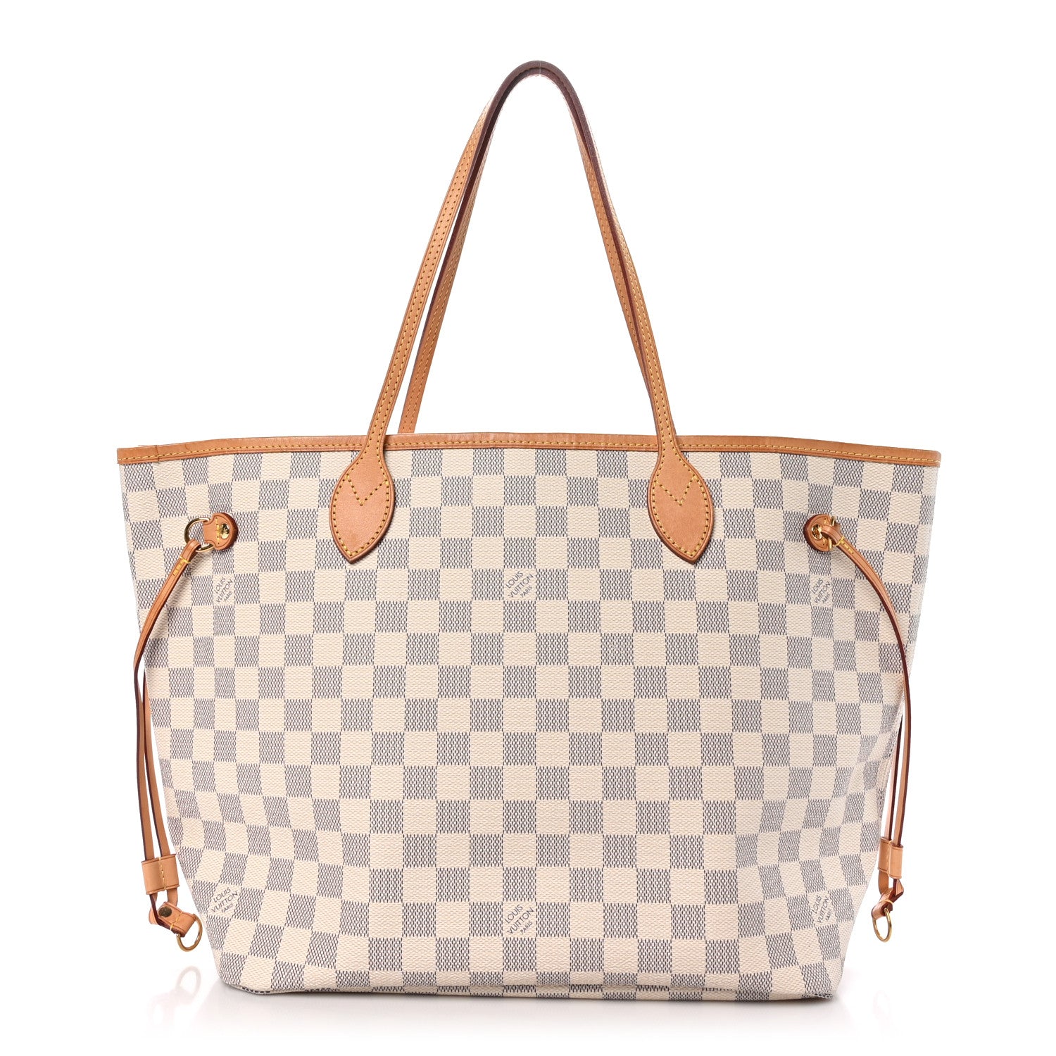 Louis Vuitton Damier Azur Neo Neverfull MM Rose Ballerine 1 of 10