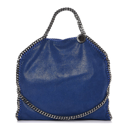 Stella McCartney Shaggy Deer Falabella Fold Over Tote Blue 1 of 7