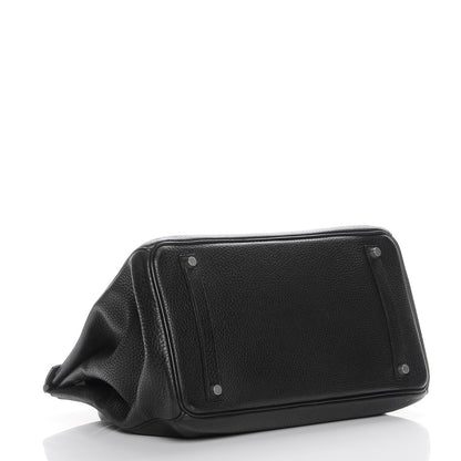 Hermes Taurillon Clemence Birkin 35 Black 5 of 26